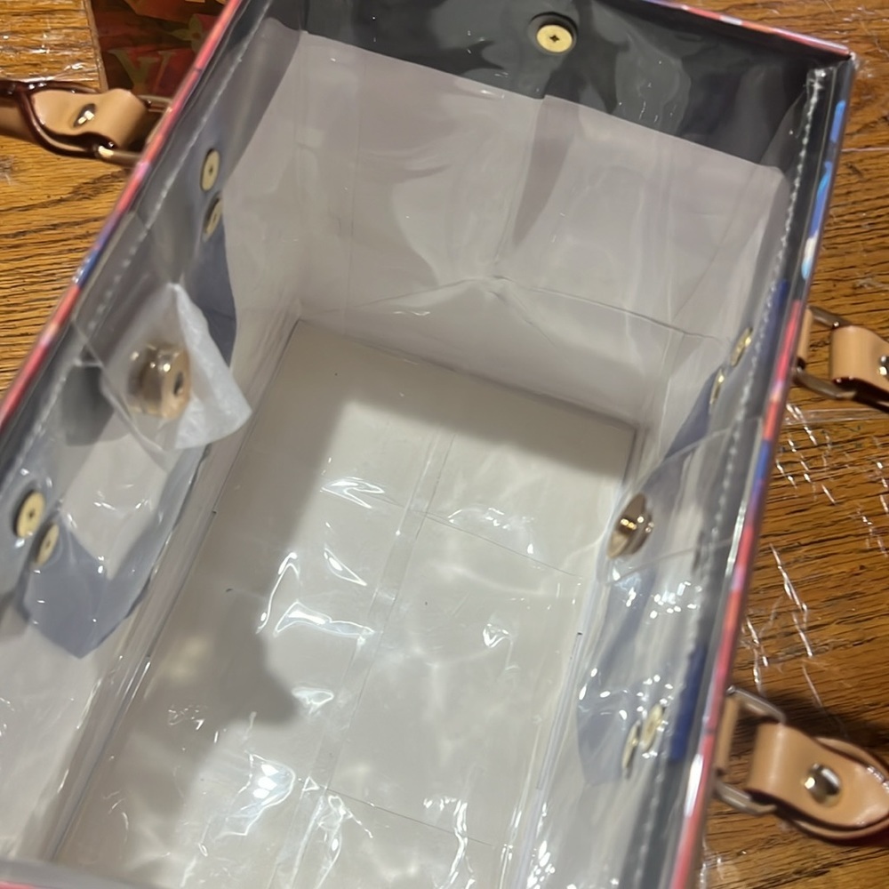 LOUIS VUITTON Shopping Gift Bag Limited Edition Prism wrapped in clear PVC - Picture 13 of 15